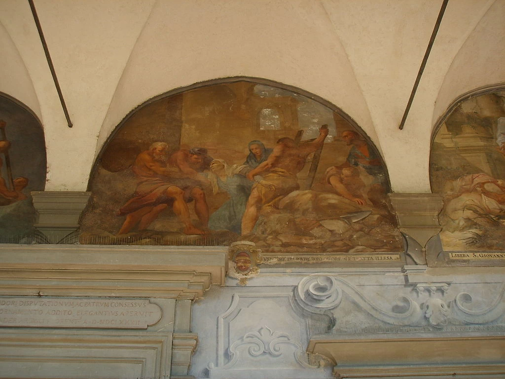 Lunetta 29 - chiostro, chiesa di Santo Spirito, Firenze